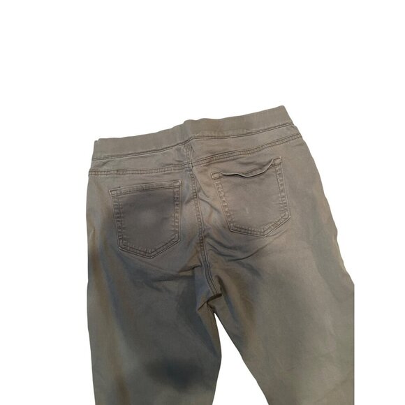 ND New Directions Womens Skinny Jeans Size 10R Pull On Olive Green Stretch - Picture 14 of 14